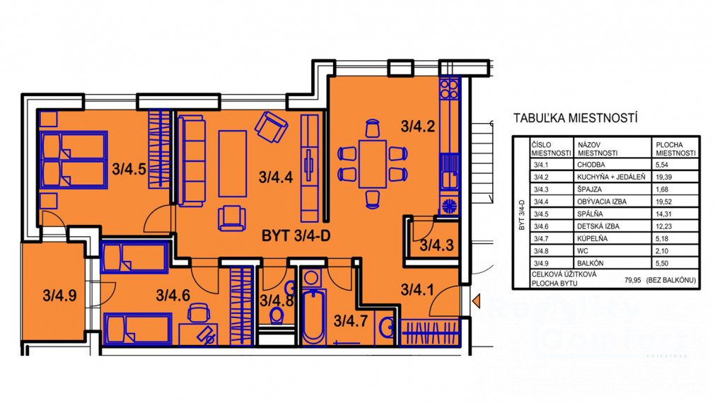 3-izb. byt v novostavbe SEVERKA