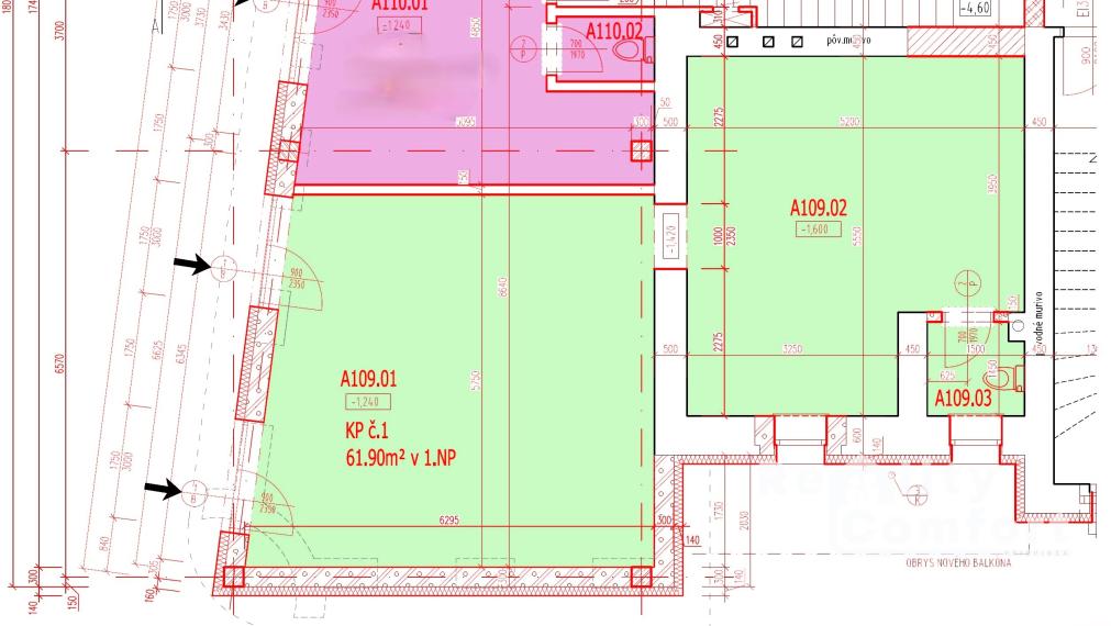 Rezidencia THERMAE - Exkluzívny obchodný priestor č. 1