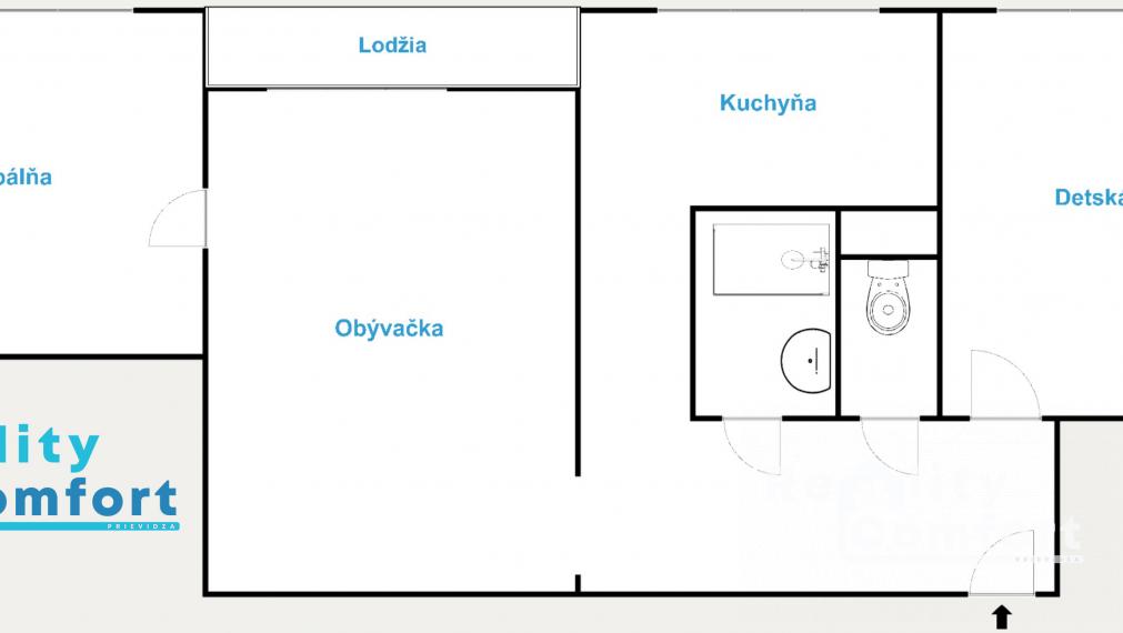 Predaj 3-izbový byt v Handlovej