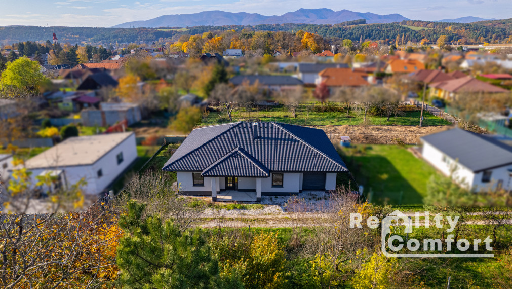 Novostavba moderného bungalovu