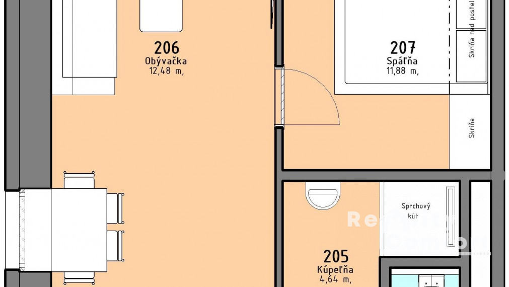 „Rezidencia PARK“– Nová dimenzia moderného bývania - Byt č.1