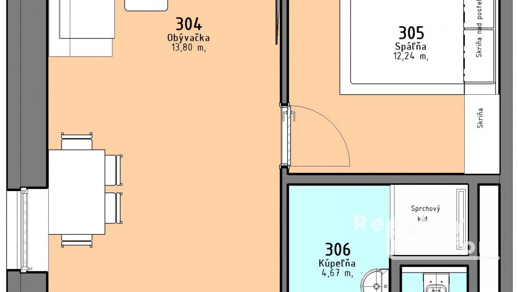 „Rezidencia PARK“– Nová dimenzia moderného bývania - Byt č.3