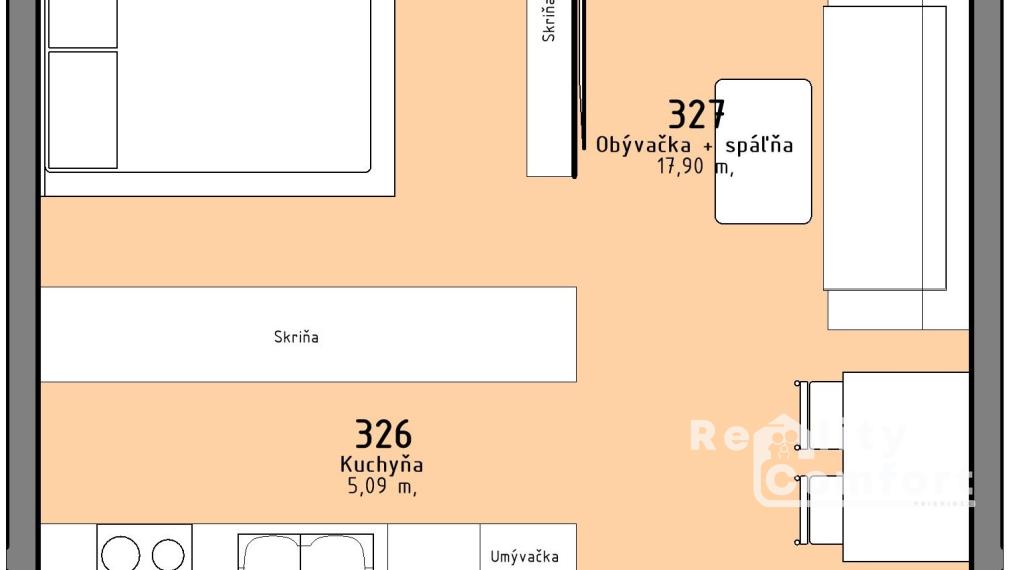 „Rezidencia PARK“– Nová dimenzia moderného bývania - Byt č.9