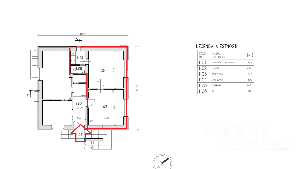 Prenájom dvojpriestoru s príslušenstvom v centre mesta