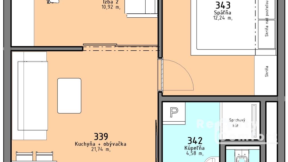 „Rezidencia PARK“– Nová dimenzia moderného bývania - byt č.13