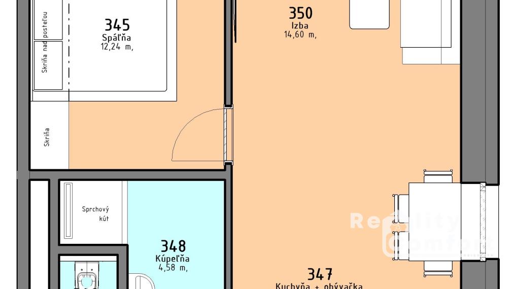 „Rezidencia PARK“– Nová dimenzia moderného bývania - Byt č.14