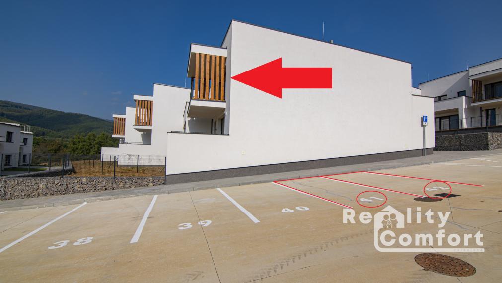 Moderný 2-izb. byt s úchvatným výhľadom a 2 parkovacími miestami