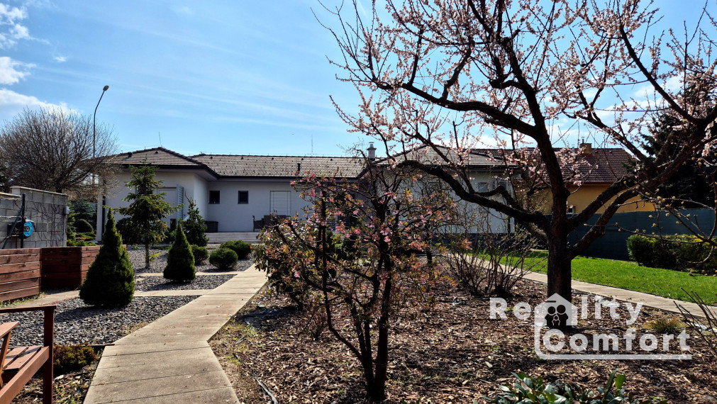 Moderný, elegantný bungalov s krásnou záhradou