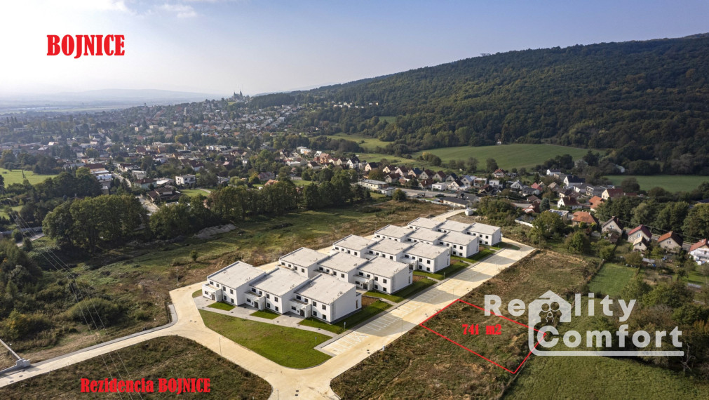 Exkluzívny stavebný pozemok (741 m²) v prémiovej lokalite Rezidencia BOJNICE