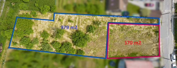 Slnečný stavebný pozemok 979 m2